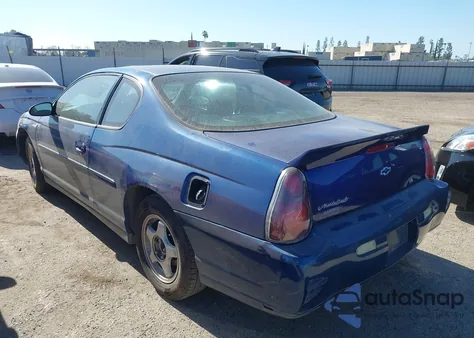 2004 Chevrolet Monte Carlo Ls z USA, uszkodzony, nr VIN 2G1WW12E449315346